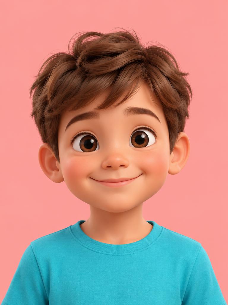 Before: 3D character portrait